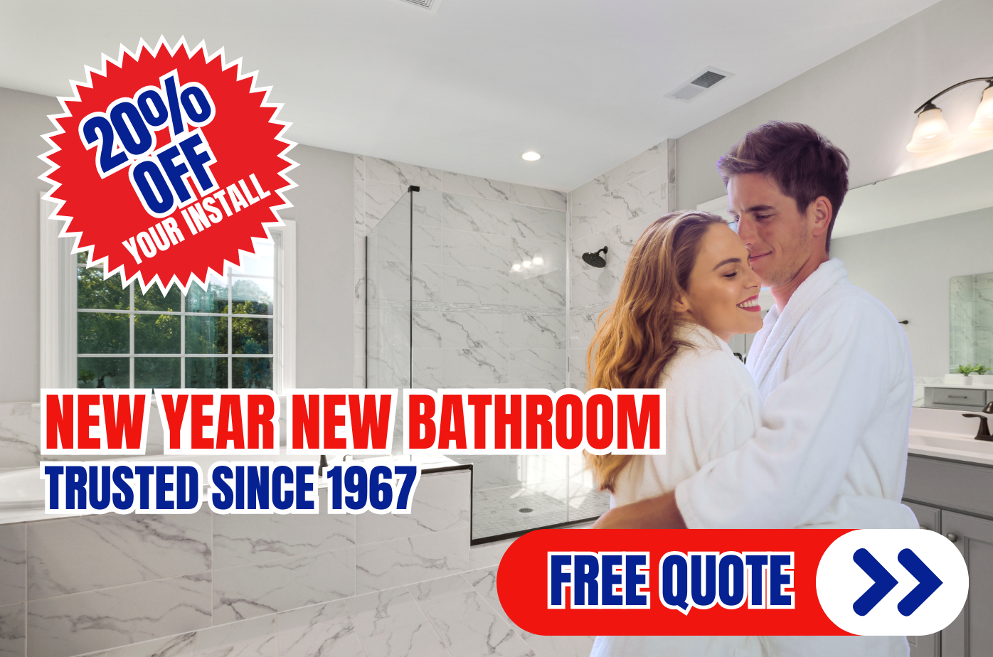 bathroom install cost, discounts on bathroom installation